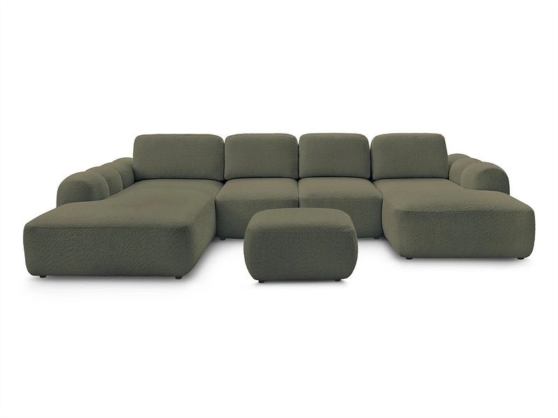 Panorama-Ecksofa mit Hocker BOBOCHIC MONTAIGNE Panorama-Ecksofa mit Hocker BOBOCHIC MONTAIGNE