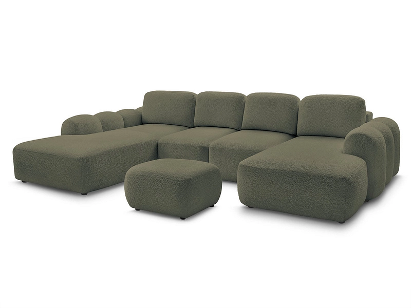 Panorama-Ecksofa mit Hocker BOBOCHIC MONTAIGNE Panorama-Ecksofa mit Hocker BOBOCHIC MONTAIGNE