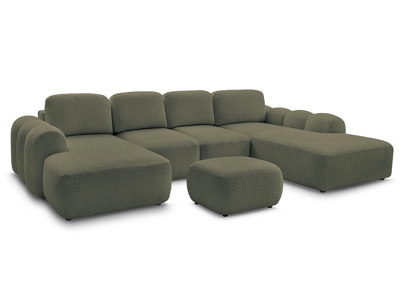 Panorama-Ecksofa mit Hocker BOBOCHIC MONTAIGNE Panorama-Ecksofa mit Hocker BOBOCHIC MONTAIGNE