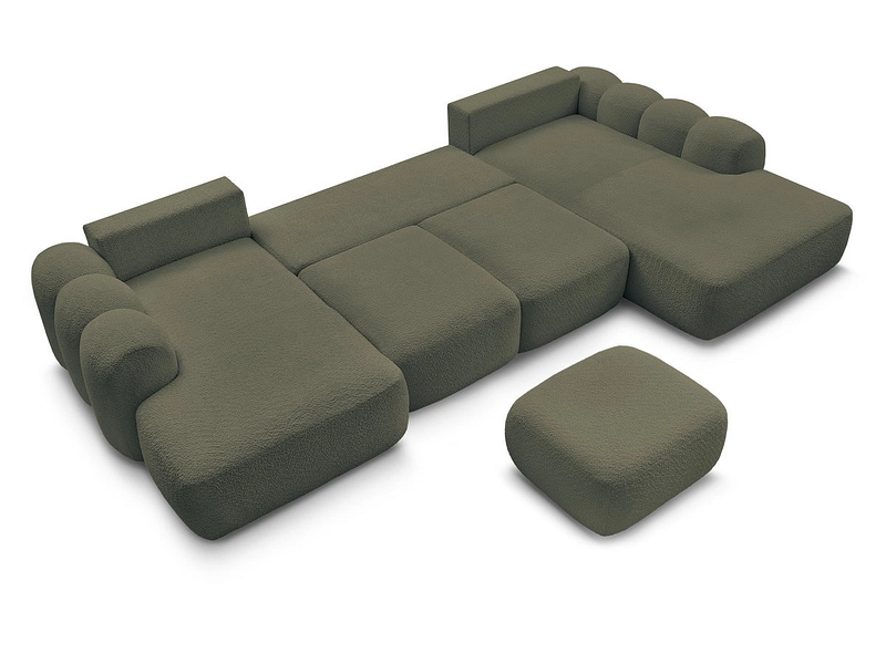 Panorama-Ecksofa mit Hocker BOBOCHIC MONTAIGNE Panorama-Ecksofa mit Hocker BOBOCHIC MONTAIGNE