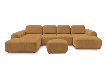 Panorama-Ecksofa mit Hocker BOBOCHIC MONTAIGNE Panorama-Ecksofa mit Hocker BOBOCHIC MONTAIGNE