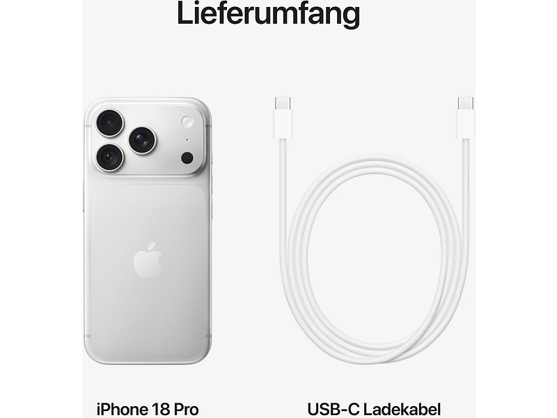 APPLE iPhone 18 Pro silber APPLE iPhone 18 Pro silber