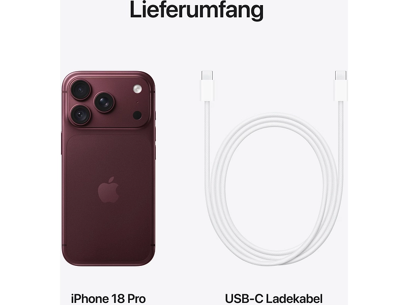 APPLE iPhone 18 Pro bordeau