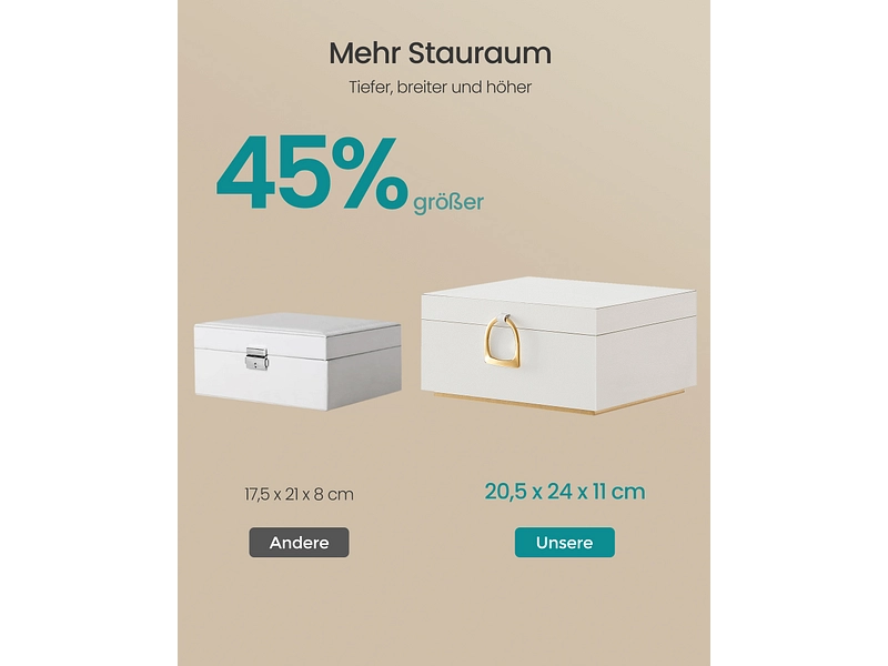 Schmuckschachtel AURA weiss Schmuckschachtel AURA weiss