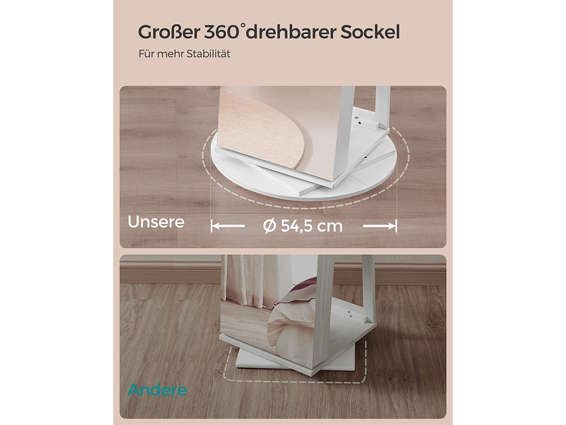 Spiegel rechteck SONGMICS ELEGANCE Spiegel rechteck SONGMICS ELEGANCE