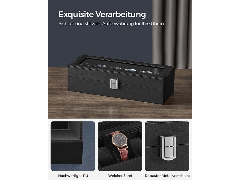 Scatola per orologi DOUCEUR black Scatola per orologi DOUCEUR black