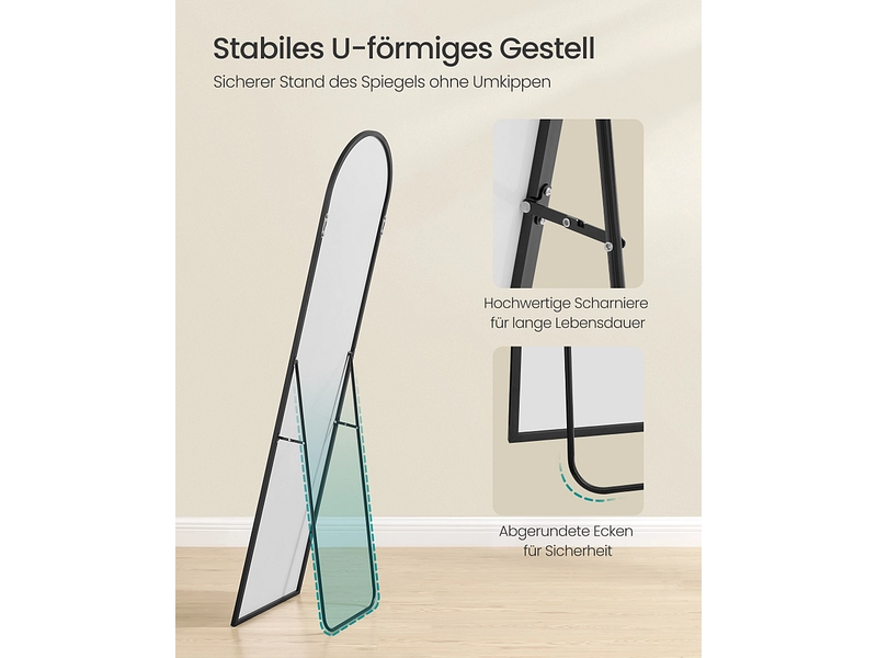Spiegel rechteck SONGMICS BELLE MAISON
