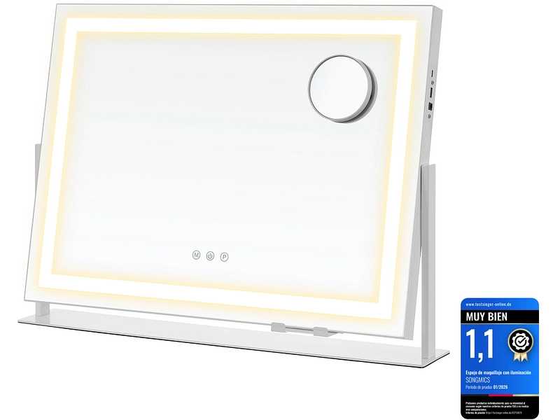 Specchio LED rettangolo SONGMICS NACRE Specchio LED rettangolo SONGMICS NACRE