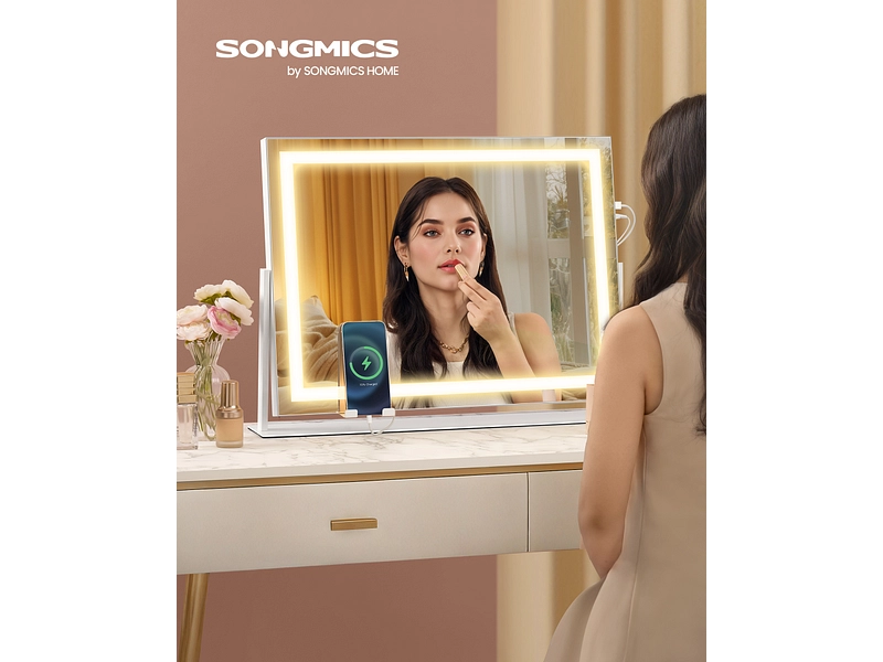 Specchio LED rettangolo SONGMICS NACRE Specchio LED rettangolo SONGMICS NACRE