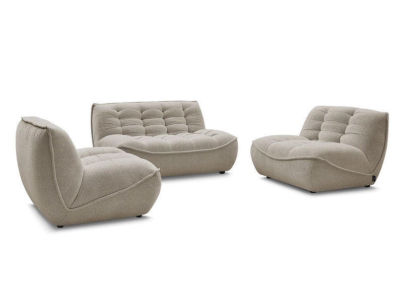 BOBOCHIC Divano 3 posti con pouf SERENA BOBOCHIC Divano 3 posti con pouf SERENA