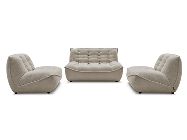 BOBOCHIC Divano 3 posti con pouf SERENA BOBOCHIC Divano 3 posti con pouf SERENA