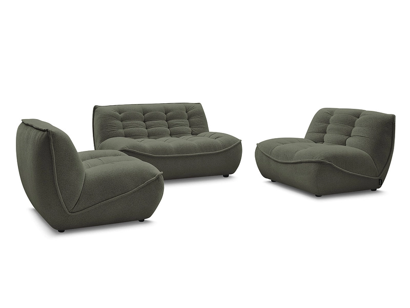 BOBOCHIC Canapé 3 places avec pouf SERENA BOBOCHIC Canapé 3 places avec pouf SERENA