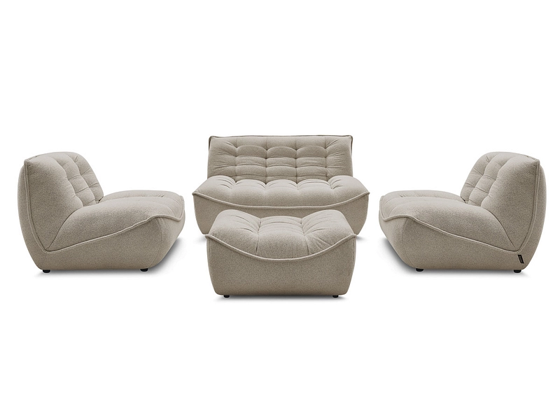 BOBOCHIC Canapé 3 places avec pouf SERENA BOBOCHIC Canapé 3 places avec pouf SERENA