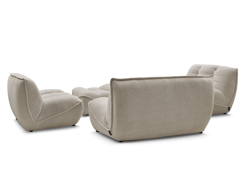 BOBOCHIC Canapé 3 places avec pouf SERENA BOBOCHIC Canapé 3 places avec pouf SERENA