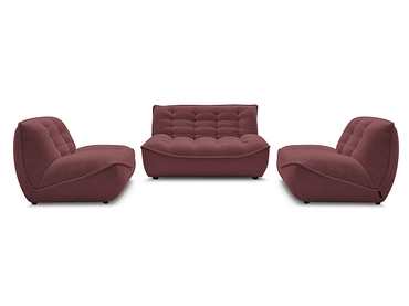 BOBOCHIC Canapé 3 places avec pouf SERENA BOBOCHIC Canapé 3 places avec pouf SERENA