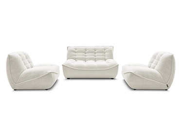 BOBOCHIC Divano 3 posti con pouf SERENA BOBOCHIC Divano 3 posti con pouf SERENA