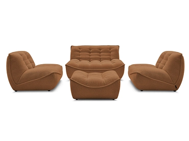 BOBOCHIC Canapé 3 places avec pouf SERENA BOBOCHIC Canapé 3 places avec pouf SERENA
