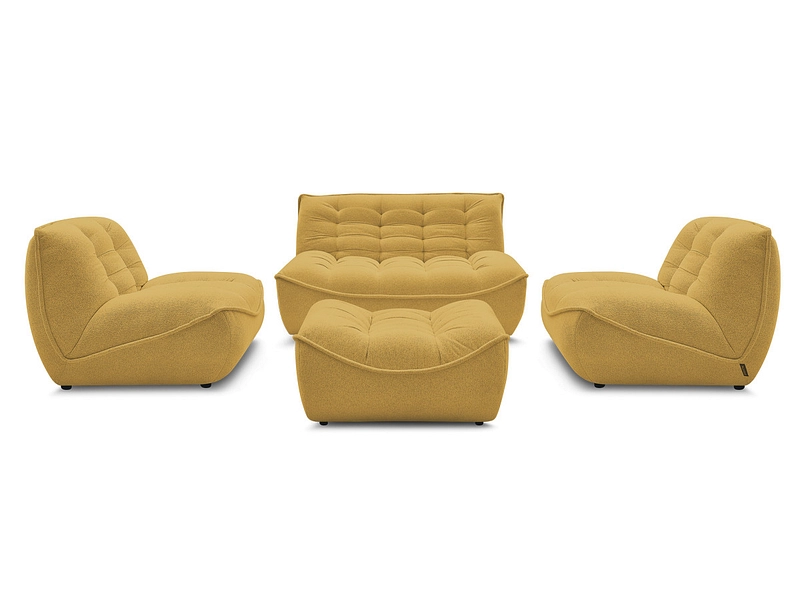 BOBOCHIC Divano 3 posti con pouf SERENA BOBOCHIC Divano 3 posti con pouf SERENA