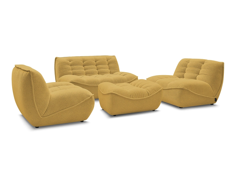 BOBOCHIC Divano 3 posti con pouf SERENA BOBOCHIC Divano 3 posti con pouf SERENA
