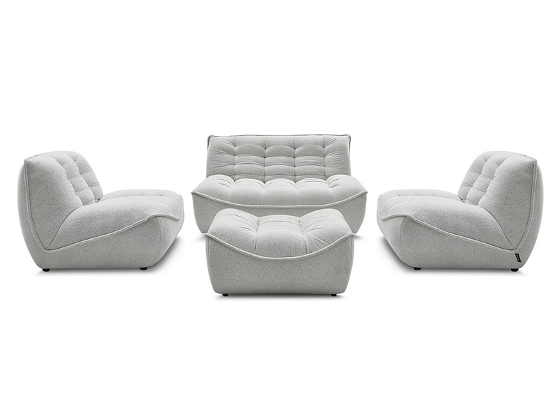 BOBOCHIC Canapé 3 places avec pouf SERENA BOBOCHIC Canapé 3 places avec pouf SERENA