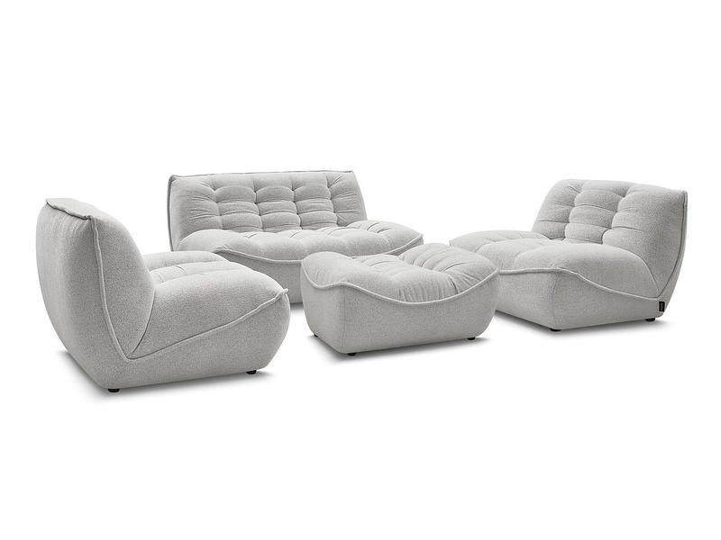 BOBOCHIC Canapé 3 places avec pouf SERENA BOBOCHIC Canapé 3 places avec pouf SERENA
