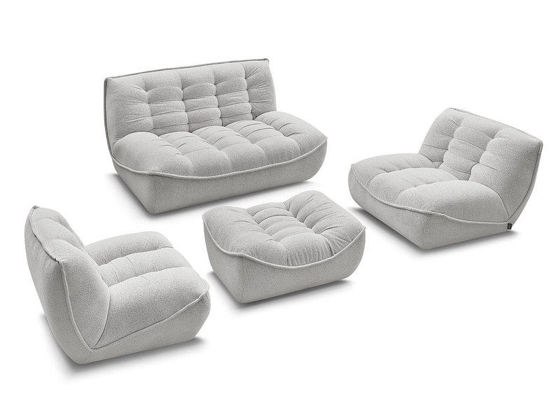 BOBOCHIC Canapé 3 places avec pouf SERENA BOBOCHIC Canapé 3 places avec pouf SERENA