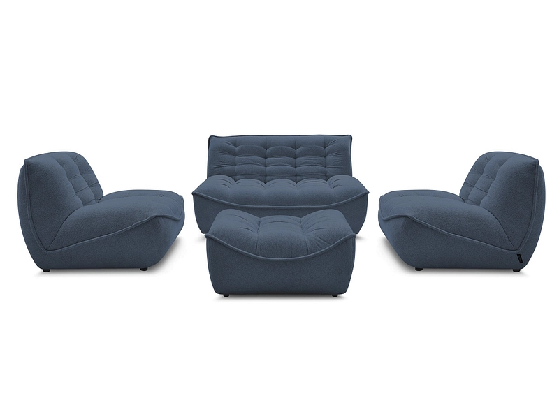 BOBOCHIC Divano 3 posti con pouf SERENA BOBOCHIC Divano 3 posti con pouf SERENA