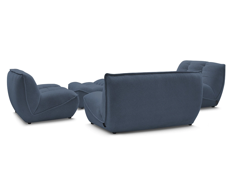 BOBOCHIC Divano 3 posti con pouf SERENA BOBOCHIC Divano 3 posti con pouf SERENA