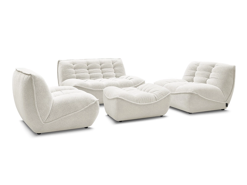 BOBOCHIC Canapé 3 places avec pouf SERENA BOBOCHIC Canapé 3 places avec pouf SERENA