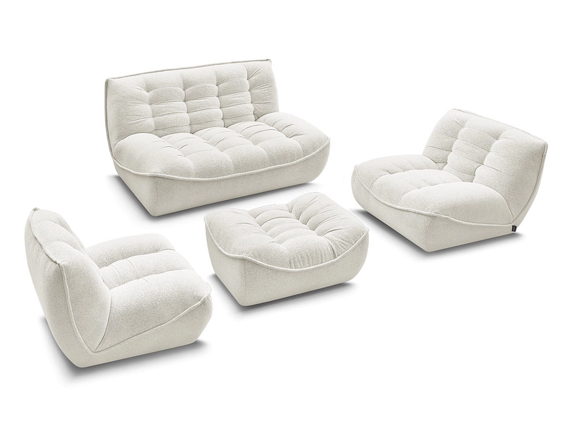BOBOCHIC Canapé 3 places avec pouf SERENA BOBOCHIC Canapé 3 places avec pouf SERENA
