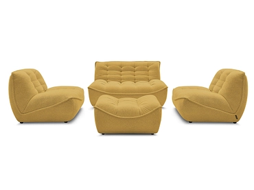 BOBOCHIC Divano 3 posti con pouf SERENA BOBOCHIC Divano 3 posti con pouf SERENA