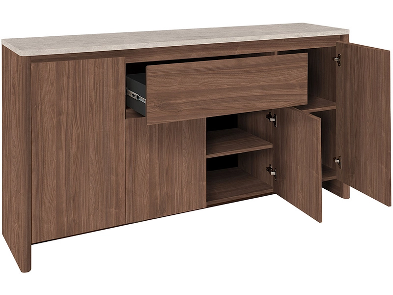 Sideboard GENF 4 portes 1 tiroir Sideboard GENF 4 portes 1 tiroir