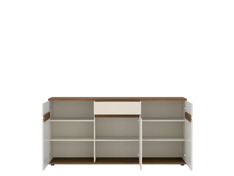 Sideboard KANSAS 3 portes 1 tiroir Sideboard KANSAS 3 portes 1 tiroir