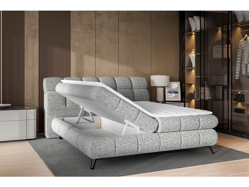 Boxspring EMILIE grigio Boxspring EMILIE grigio