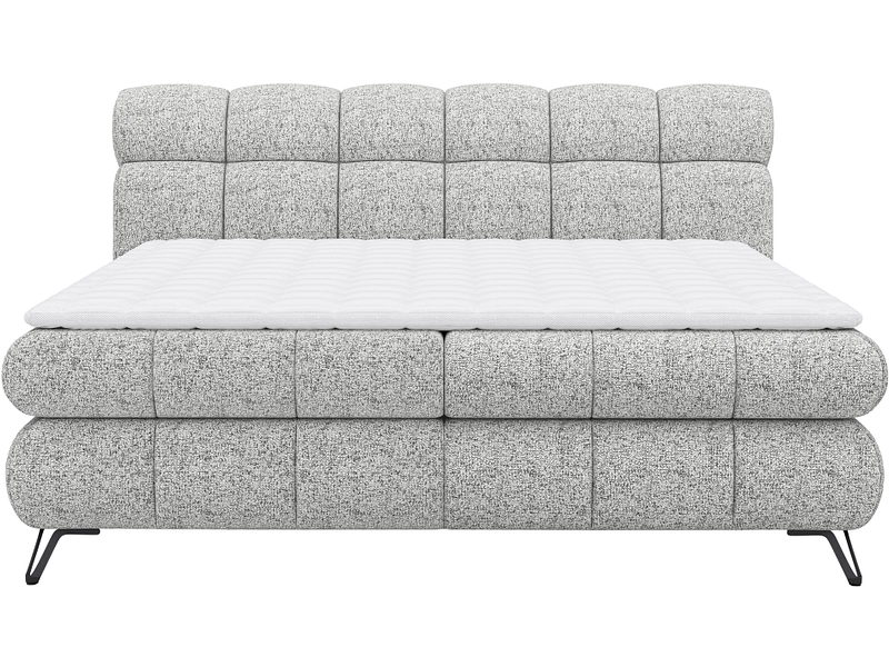 Boxspring EMILIE gris Boxspring EMILIE gris