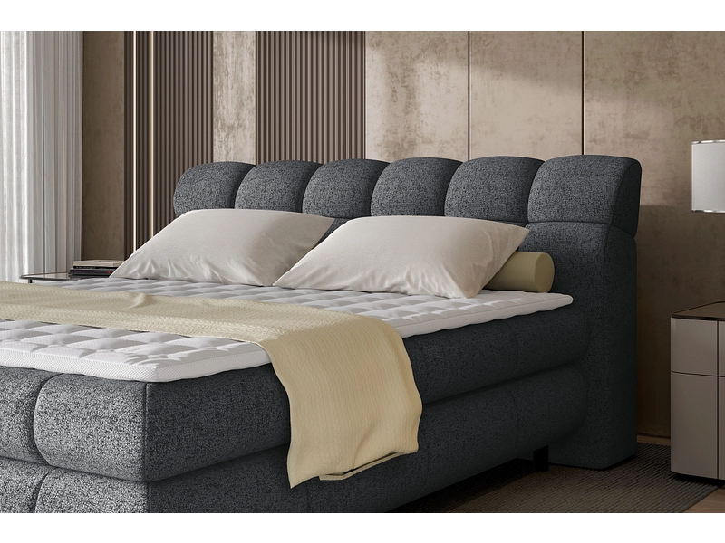 Boxspring EMILIE grigio scuro Boxspring EMILIE grigio scuro