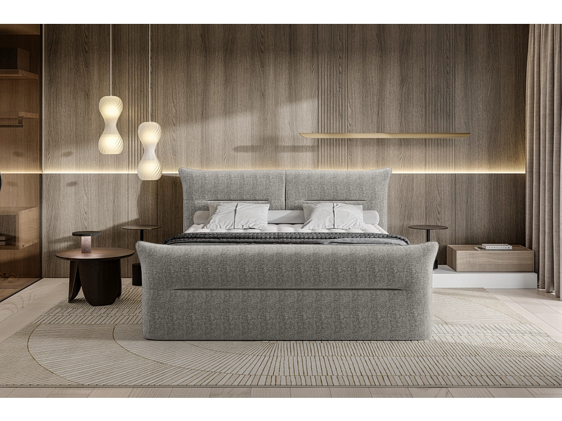 Boxspringbett ELANI hellgrau Boxspringbett ELANI hellgrau