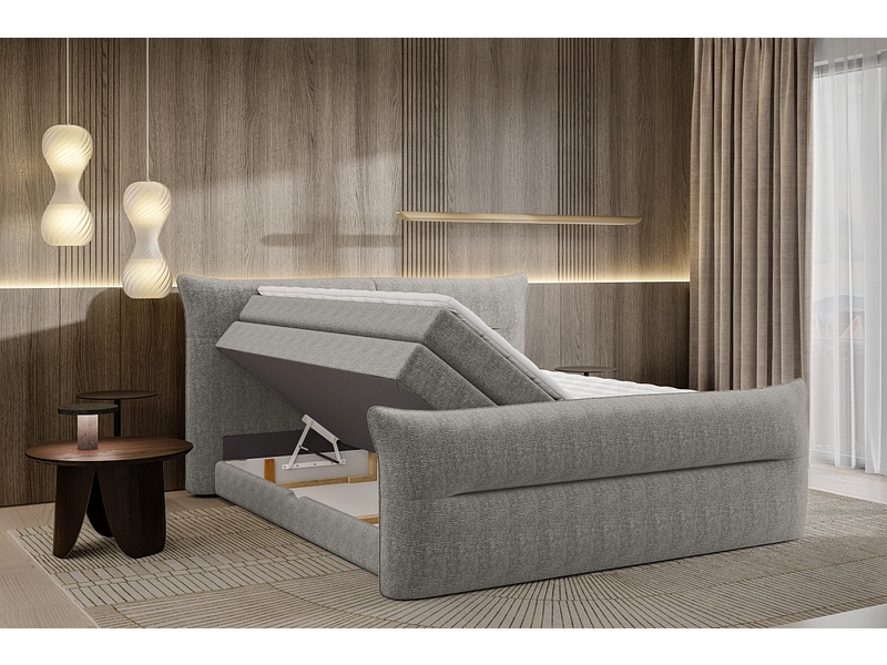 Boxspring ELANI grigio chiaro Boxspring ELANI grigio chiaro