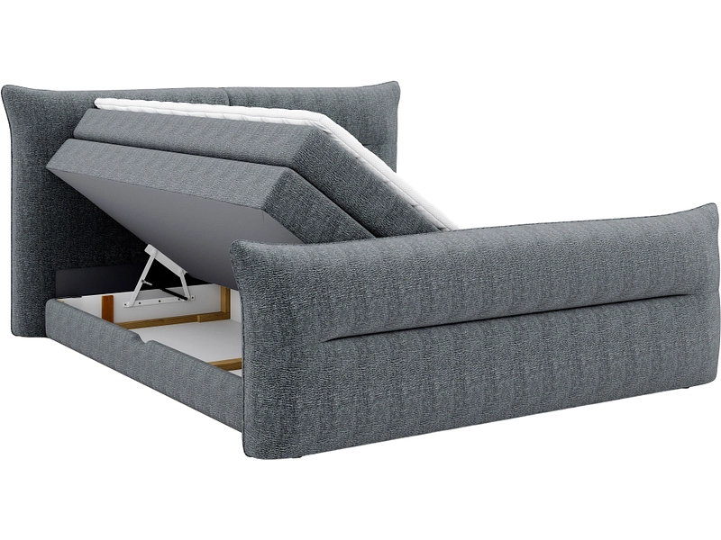Boxspringbett ELANI dunkelgrau Boxspringbett ELANI dunkelgrau