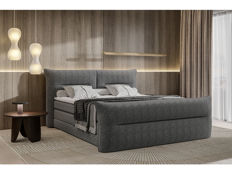 Boxspring ELANI grigio scuro Boxspring ELANI grigio scuro