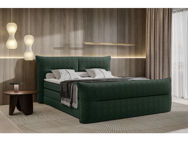 Boxspring ELANI verde scuro Boxspring ELANI verde scuro
