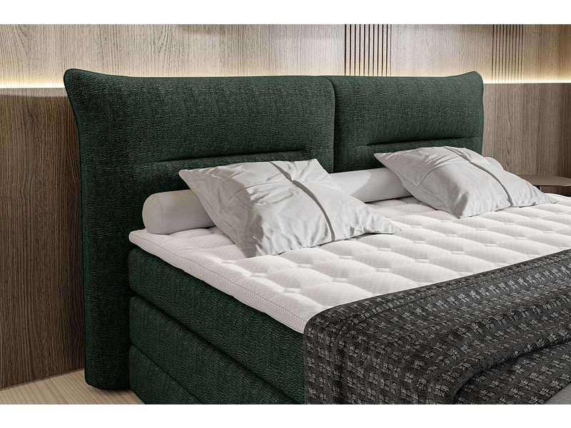 Boxspring ELANI verde scuro Boxspring ELANI verde scuro