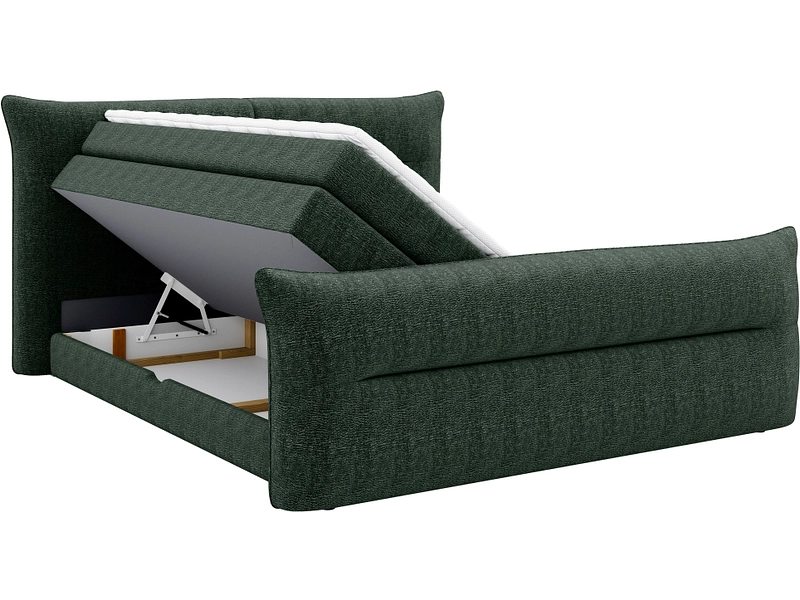 Boxspringbett ELANI dunkelgrün Boxspringbett ELANI dunkelgrün