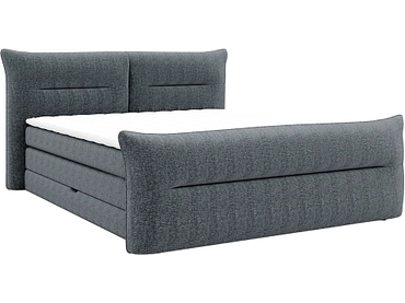 Boxspringbett ELANI dunkelgrau