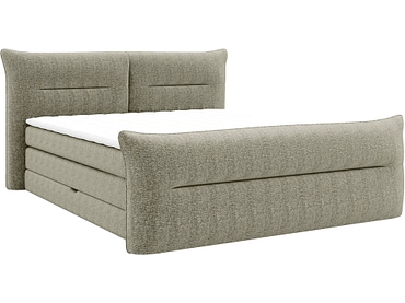 Boxspringbett ELANI grün