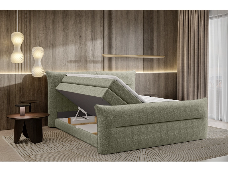 Boxspringbett ELANI grün Boxspringbett ELANI grün