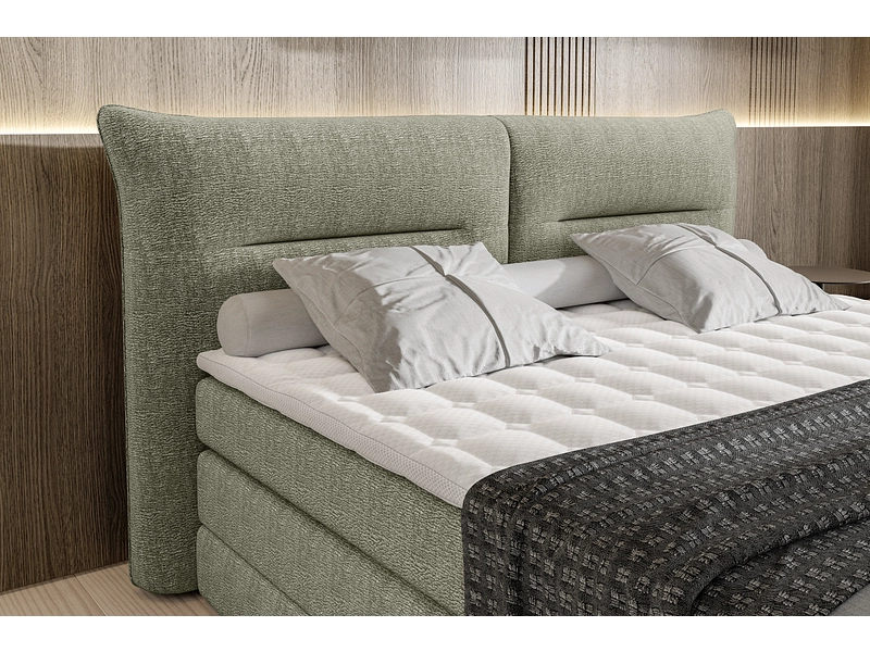 Boxspringbett ELANI grün Boxspringbett ELANI grün