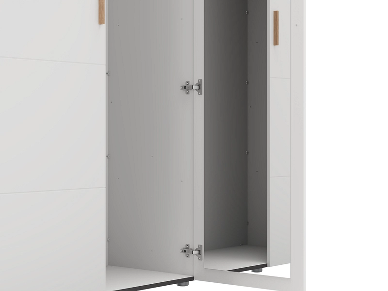 Armoire portes battantes HEWITT chêne artisan Armoire portes battantes HEWITT chêne artisan