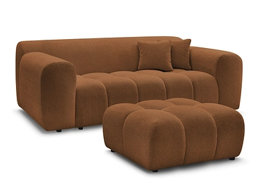 2er Sofa mit Hocker BOBOCHIC MELISSE 2er Sofa mit Hocker BOBOCHIC MELISSE