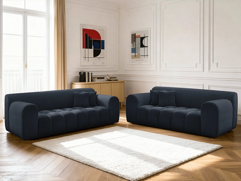 BOBOCHIC 2er + 3er Sofa MELISSE BOBOCHIC 2er + 3er Sofa MELISSE